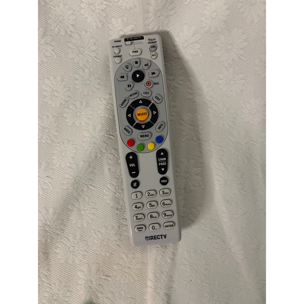 DirecTV Universal Remote Control RC66RX Gray Black IR Replacement Controller